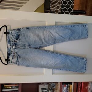 RE/DONE straight leg jeans light wash 27